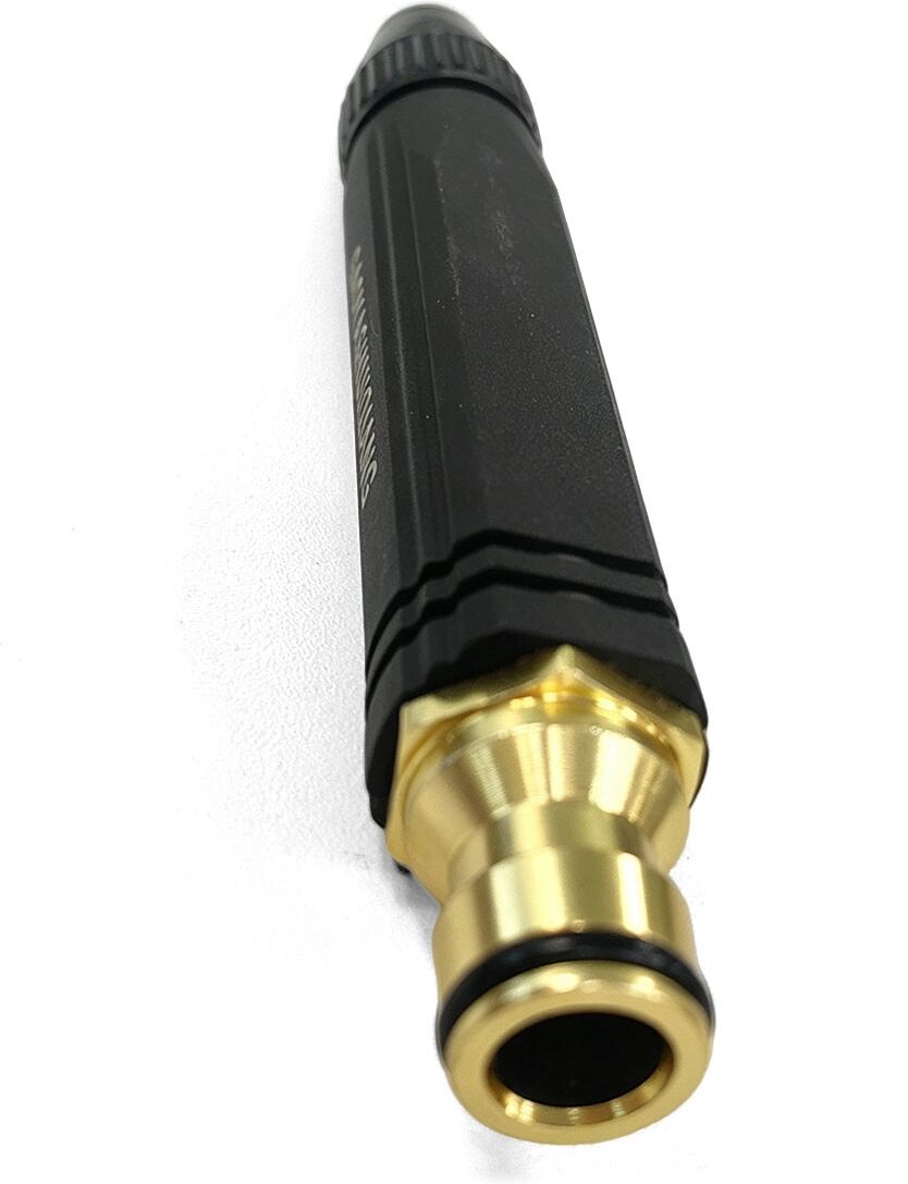 INF Pistolet à eau haute pression - Buse en alliage d'aluminium noir et PVC