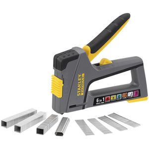 Stanley Handtacker FATMAX TR75 6-in-1, FMHT6-70868, für Klammern 6-14mm, Nägel 15mm, mit Klammer-Set