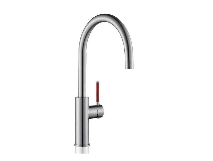 LuxusKollektion Spültischarmatur Küche Wasserhahn Edelstahl Schwenkbar (1-St)