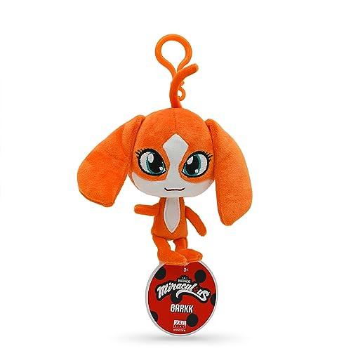 Miraculous Kwami Barkk pluche sleutelhanger knuffel 12,7 cm