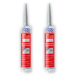2x Dichtmasse LIQUI MOLY 6154 Liquimate 8100 1K-PUR grau Karosserie Dichtung 300 ml