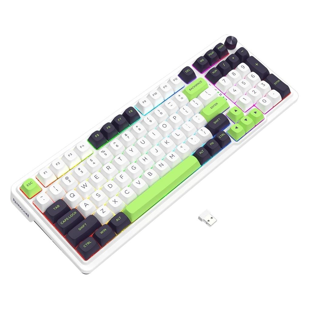 Redragon K686WBG-RGB-MAX Eisa Max (Eng. Int., Kabelgebunden, Kabellos) (K686WBG-RGB-MAX EISA MAX)
