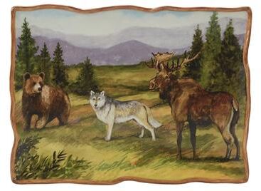 "Certified International Mountain Summit Rectangular Platter, 16"" x 12"" - 16"" x 12"""