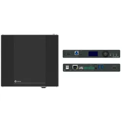 Kramer KDS-17EN-SW2 2x1 4K60 4:4:4 AVoIP Switching Encoder with Dante 4096x2160 JPG 2000 1Gb..., Switch Box