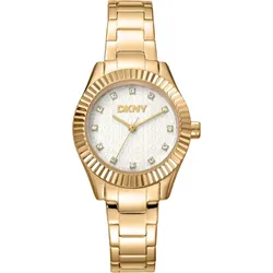 DKNY Chambers glitz  gold stainless steel DK1L017M0055 - weiß,gold - 30mm