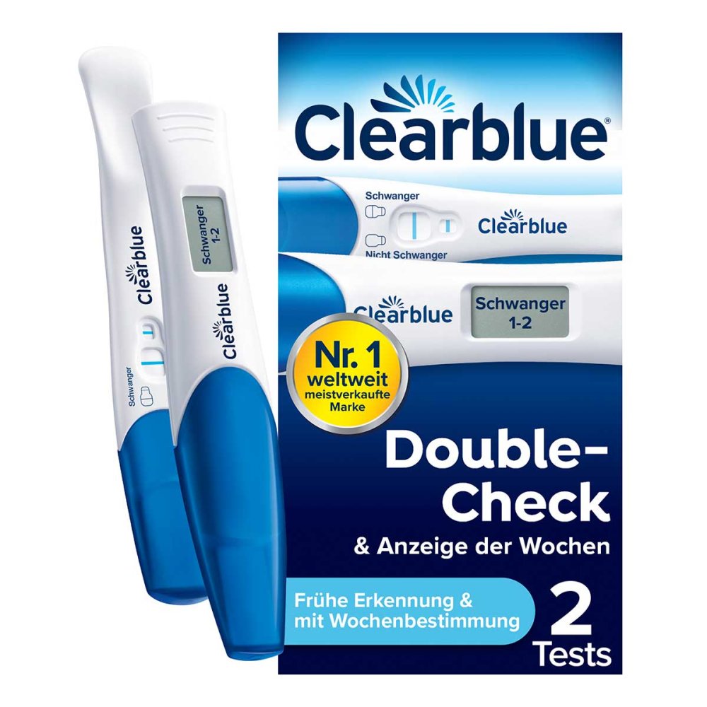 WICK Pharma - Zweigniederlassung der Procter & Gam Clearblue Schwangerschaftstest Kombipack Urin 19455602