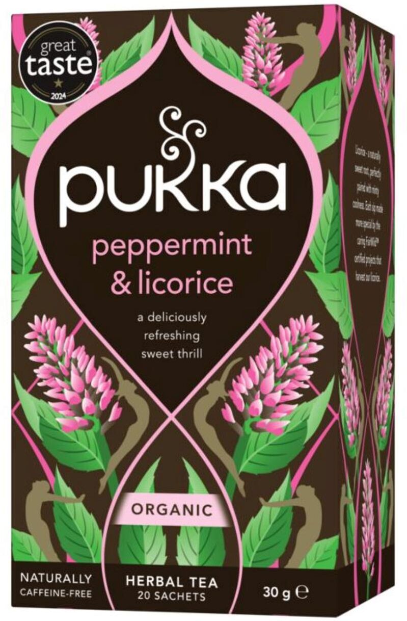 PUKKA Te Örtte Peppermint & Licorice 20/fp
