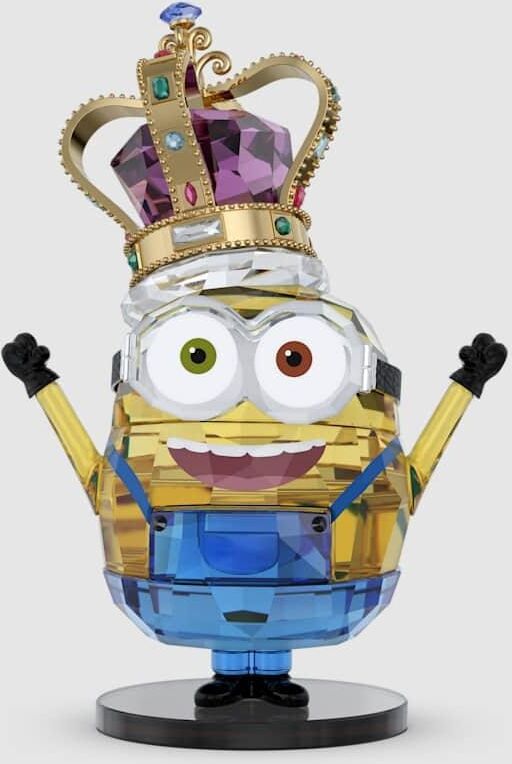 Swarovski Figura decorativa Minions King Bob. Amarillo
