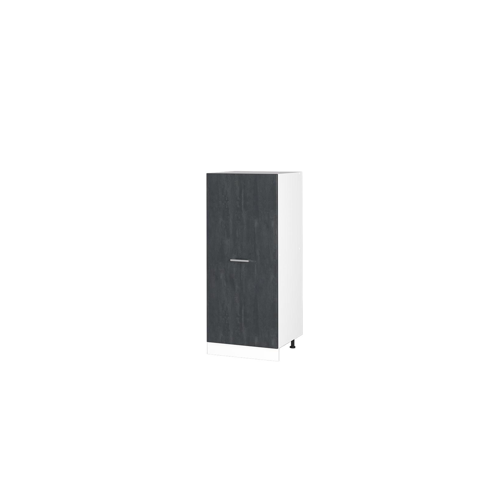 Vicco Vorratsschrank R-Line Schwarz Beton Weiß 60 cm große Tür