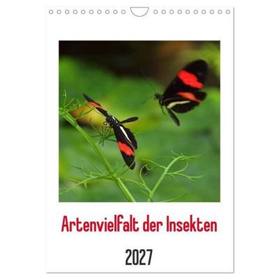 Artenvielfalt der Insekten (Wandkalender 2027 DIN A4 hoch), CALVENDO Monatskalender