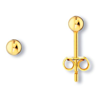 Paar Ohrhänger ONE ELEMENT "Kugel Ohrringe Ohrstecker aus 333 Gelbgold", gold, Ohrringe, Damen, Gelbgold 333, Gold, Kleines Statement – persönlich, stilvoll, alltagstauglich