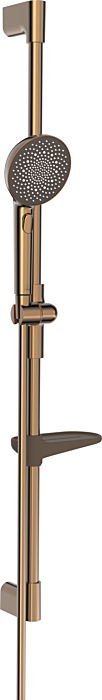 Hansa AURELIA Brausegarnitur 4715013081 Wandmontage, 970mm, kürzbar, Bronze gebürstet