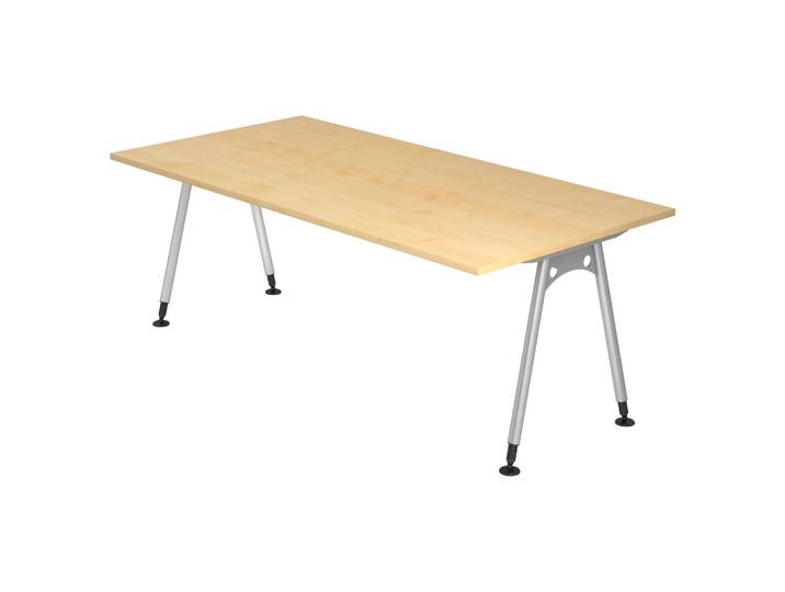 ATOS 2E S Schreibtisch 200 x 100 höhenverstellbar Ahorn
