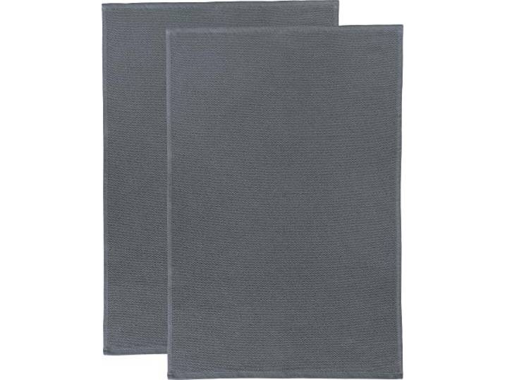 Erwin Müller Reinigungstuch, Putztuch, Multifunktionstuch 2er-Pack grau Größe 50x70 cm - saugstark, zum Putzen oder Staubwischen, robust und langlebig, mit Frottierseite