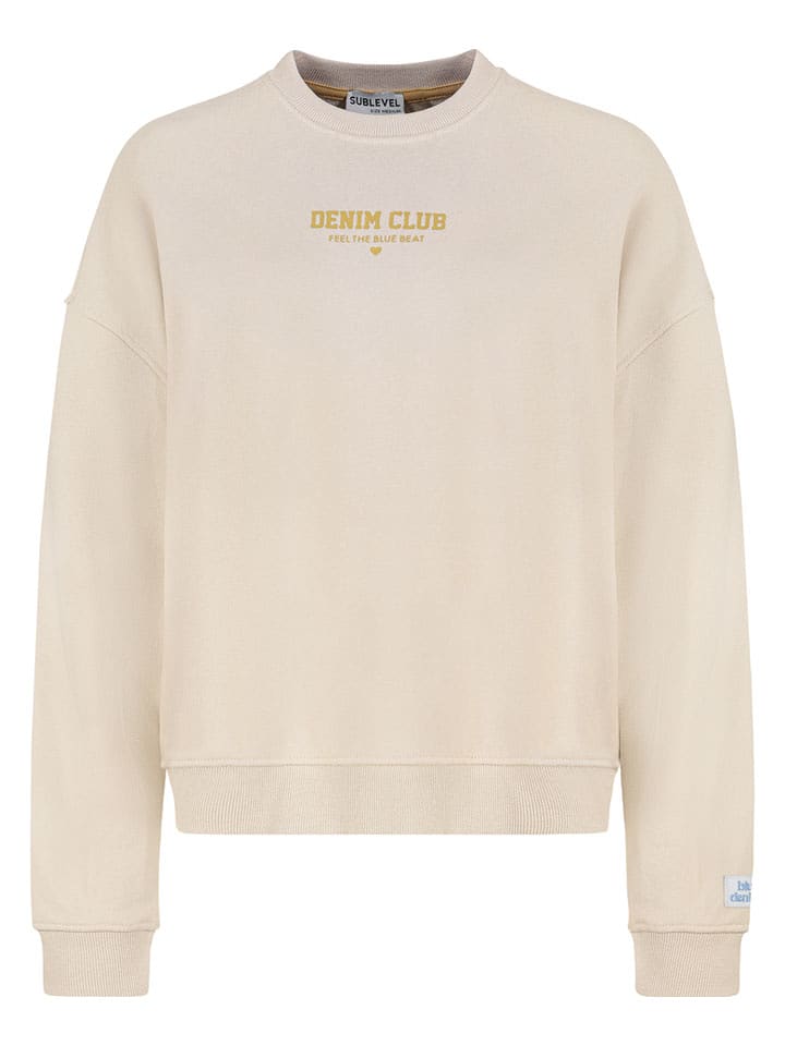 Sublevel Sweatshirt in Beige - L