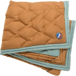 Big Agnes Camp 650 RDS DownTek Quillow, Reisehandtuch, Blau, Orange, Mehrfarbig, Braun