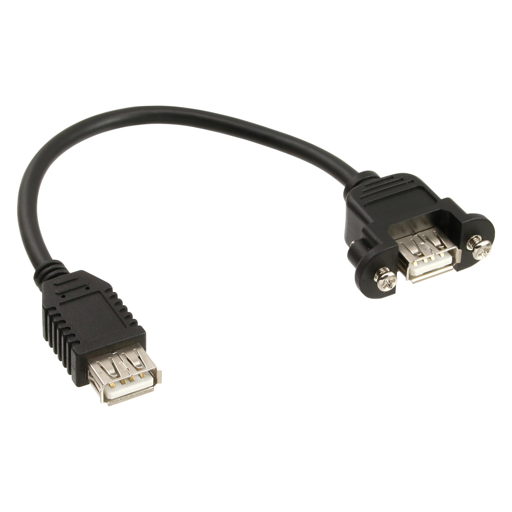 InLine USB 2.0 Adapterkabel (0.20 m, USB 2.0) (33441D)