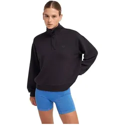 Roxy, Damen, Sportshirt, Sweater Rise & Vibe Fleece (S), Schwarz