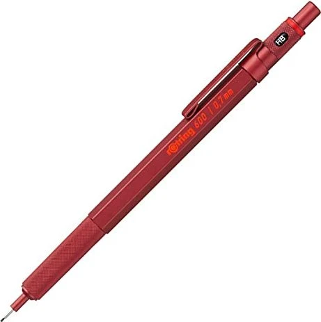 Rotring Feinminenstift 600, 0,7 mm, metallic-rot