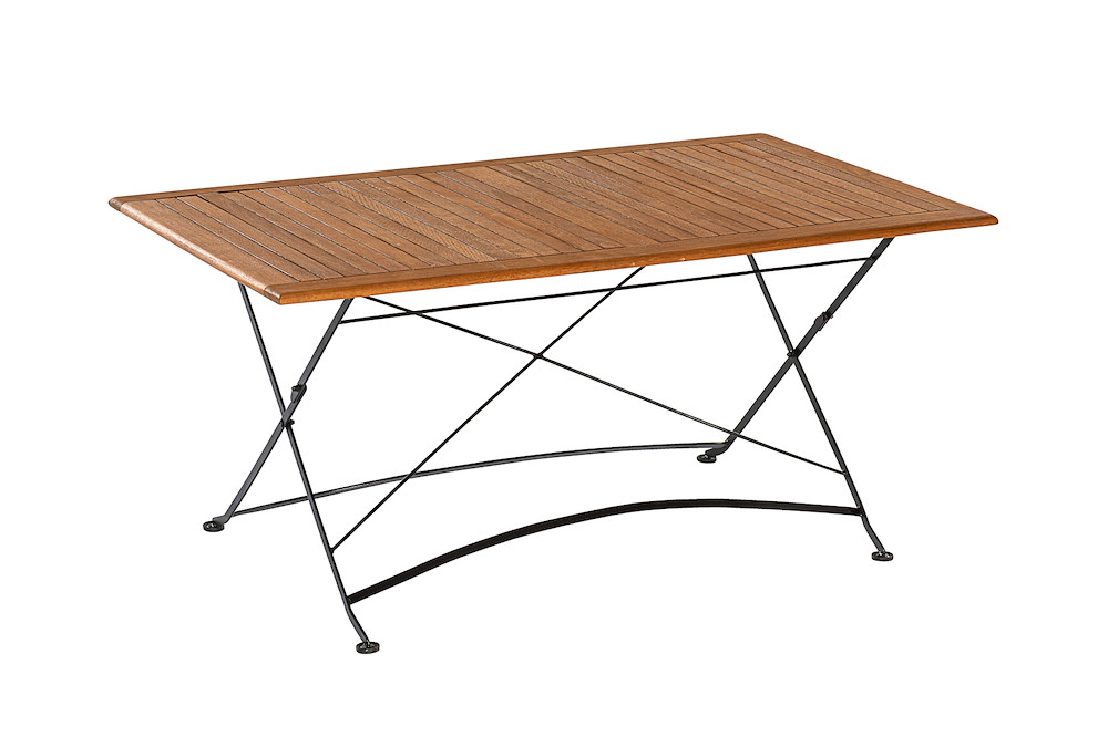 MERXXHANDELS Schlossgarten Klapptisch 160x90cmFlachstEukalyptusb 16908983