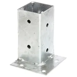 Alberts® Aufschraubhülse für Ecken 150mm für verschiedene Pfostenstärken 70/70 mm