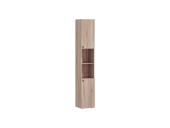 HOMCOM 6-Tier Tall Bathroom Cabinet - Natural