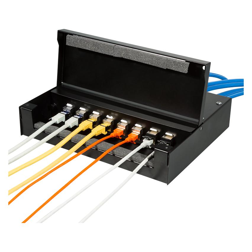 LogiLink NP0091 - Konsolidierungspunkt-Gehäuse CP für 8 oder 12 Keystone (NP0091)