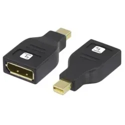 EFB IADAP-DP-MDP2 Adapter DisplayPort F auf Mini DisplayPort M, 4K, schwarz IADAPDPMDP2