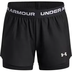 UNDER ARMOUR Kinder Shorts TECH PLAY UP 2N1, Größe XS in Schwarz Schwarz
