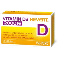 VITAMIN D3 HEVERT 2000 I.E. Tabletten 120 St