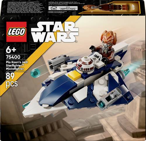 75400 LEGO STAR WARS Plo Koons Jedi Starfighter Microfighter