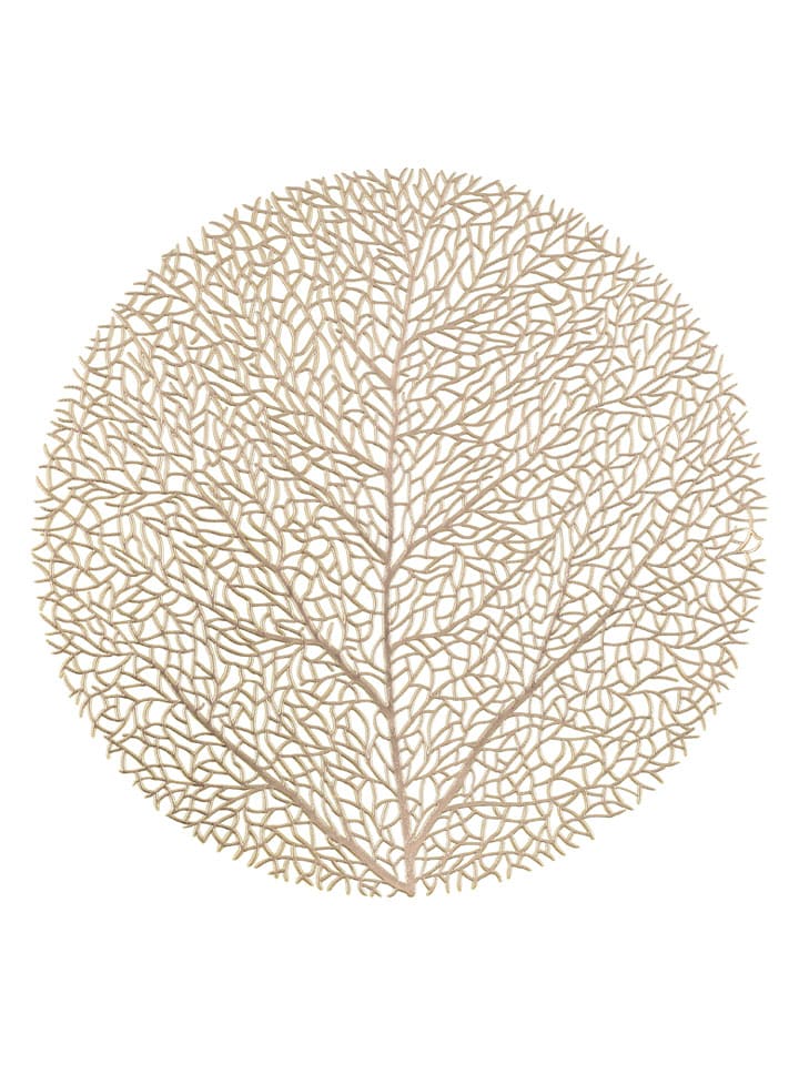 4Living Tischset "Tree" in Gold - Ø 38 cm - onesize