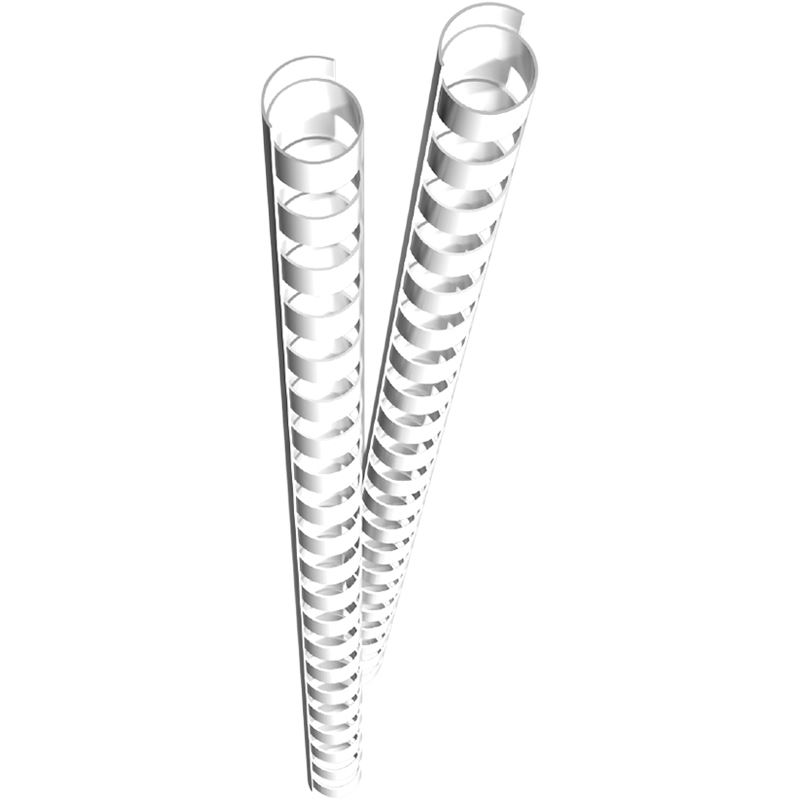Genie Spiralbinderücken 10mm 25 Stk, weiss