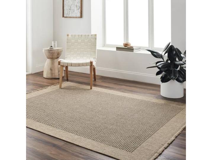 Livabliss Burlington Cairns Tapis d'extérieur 120x170 cm – Beige\, Noir