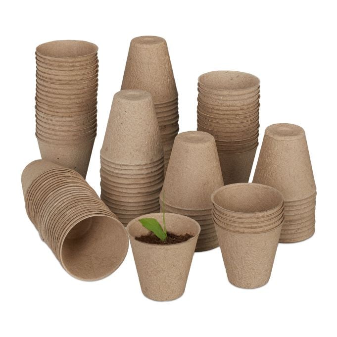 Relaxdays 600 stuks Kweekpotjes
