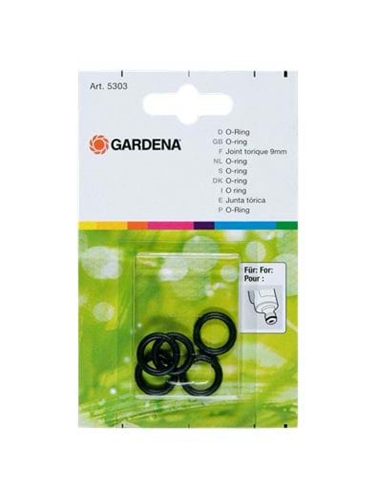 Gardena O-Ring für das Original System (Inhalt: 5 Stück)