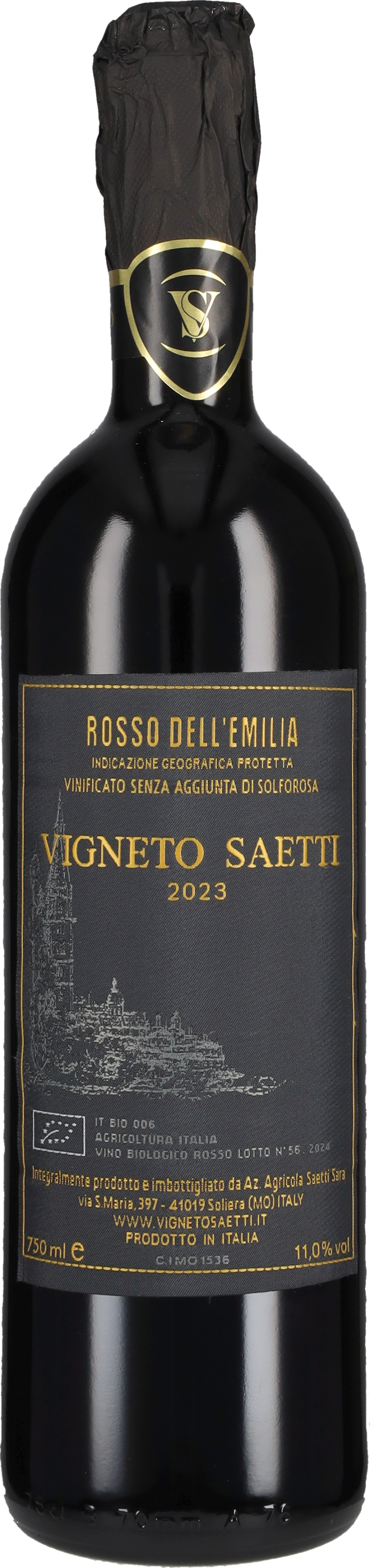 Vigneto Saetti Rosso dell'Emilia Saetti 2023
