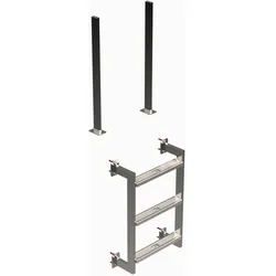 Eichenwald Poolleiter Modell 12.3 Klassik Beckentiefe 1060mm 3 Stufen