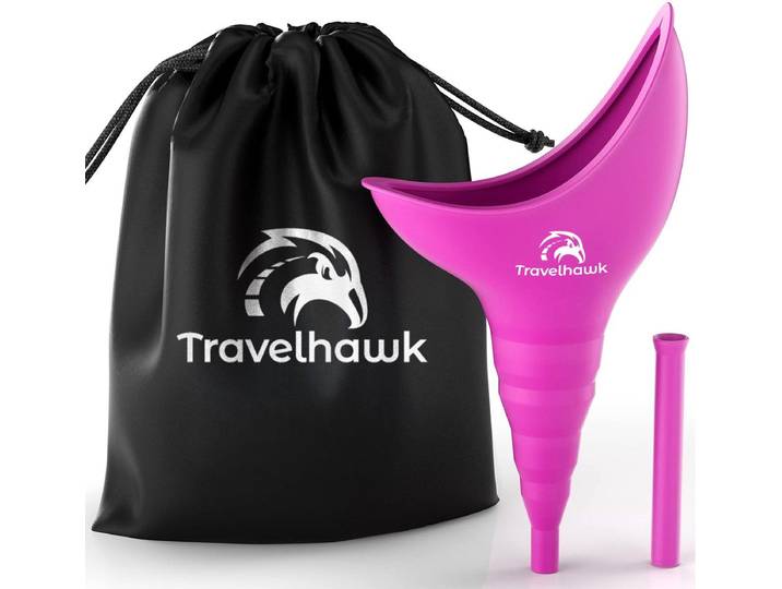 Travelhawk Plastuit - Urinoir voor Vrouwen - Herbruikbaar - Roze