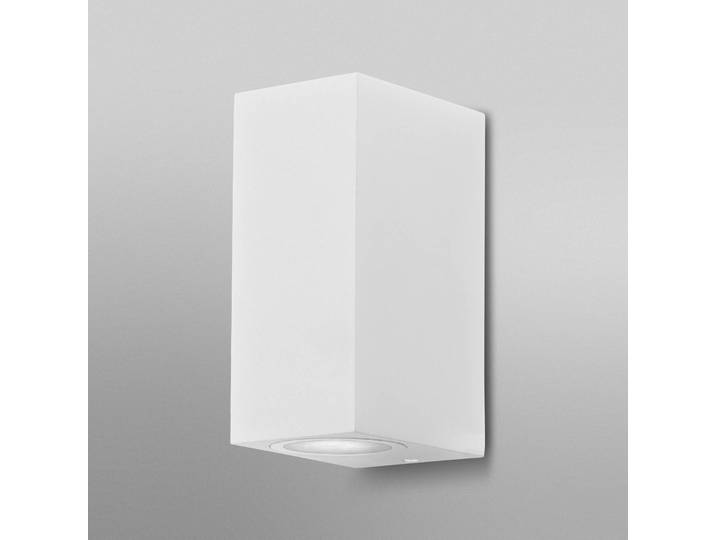 OSRAM Aussenwandleuchte ENDURA CLASSIC SQUARE, dimmbar, weiß / opal, Aluminium, Modern, Wandleuchte außen