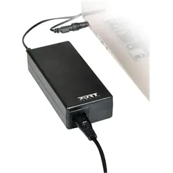 Port Designs PowerSupply 65W DELL (65 W), Notebook Netzteil, Schwarz