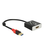 Delock Adapter USB 3.0 Type-A male > HDMI female Externer Videoadapter Schwarz (62736)