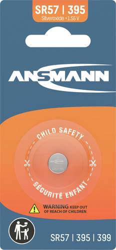 Ansmann Knopfzelle 395 1.55V 1 St. 37 mAh Silberoxid Silberoxid Knopfzelle SR57 / SR924 / 395 / 399