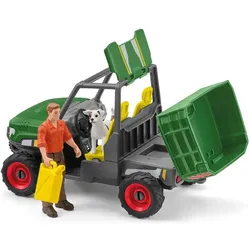 Schleich Waldbauer mit Fahrzeug