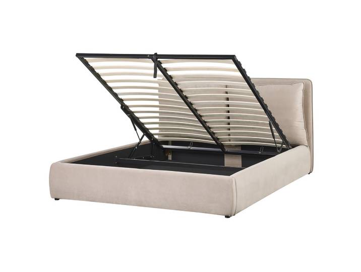 BETT 160/200cm Beige Bajonna