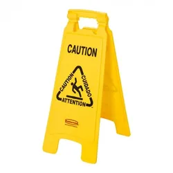 Rubbermaid Warnschild Rutschgefahr mehrsprachig