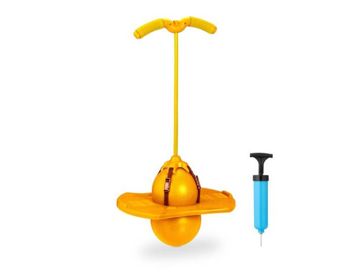 Relaxdays Pogo Ball mit Griffen für Kinder