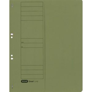Elba Ösenhefter 21451 GN, A4, grün, halber Vorderdeckel, aus Recycling-Karton