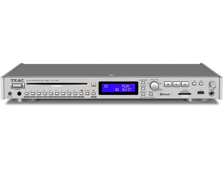 TEAC CD-P750DAB - CD Speler - DAB+ FM Tuner Bluetooth USB SD - Zilver