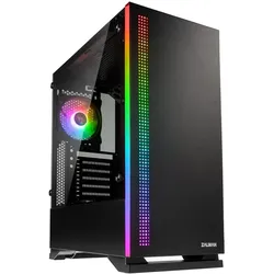 Zalman S5 (ATX, mATX, Mini-ITX), PC Gehäuse, Schwarz
